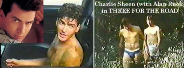 Charlie Sheen nude Hollywood Xposed Nude Male Celebs.