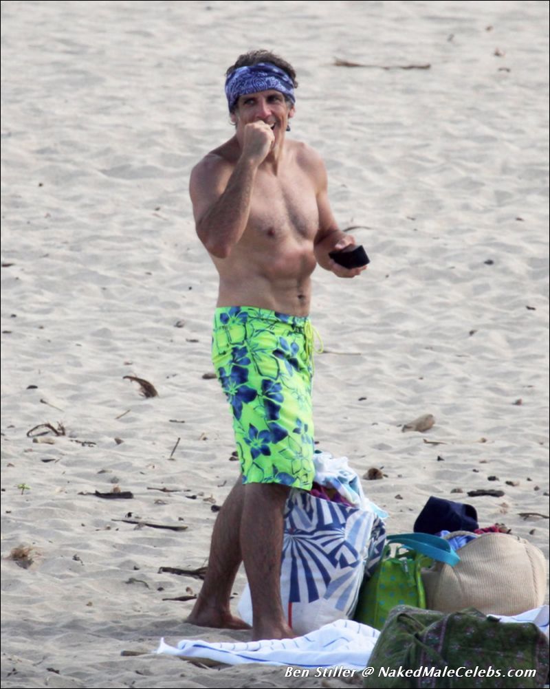 ben stiller naked beach pics