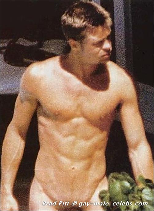 BannedMaleCelebs.com Brad Pitt nude photos