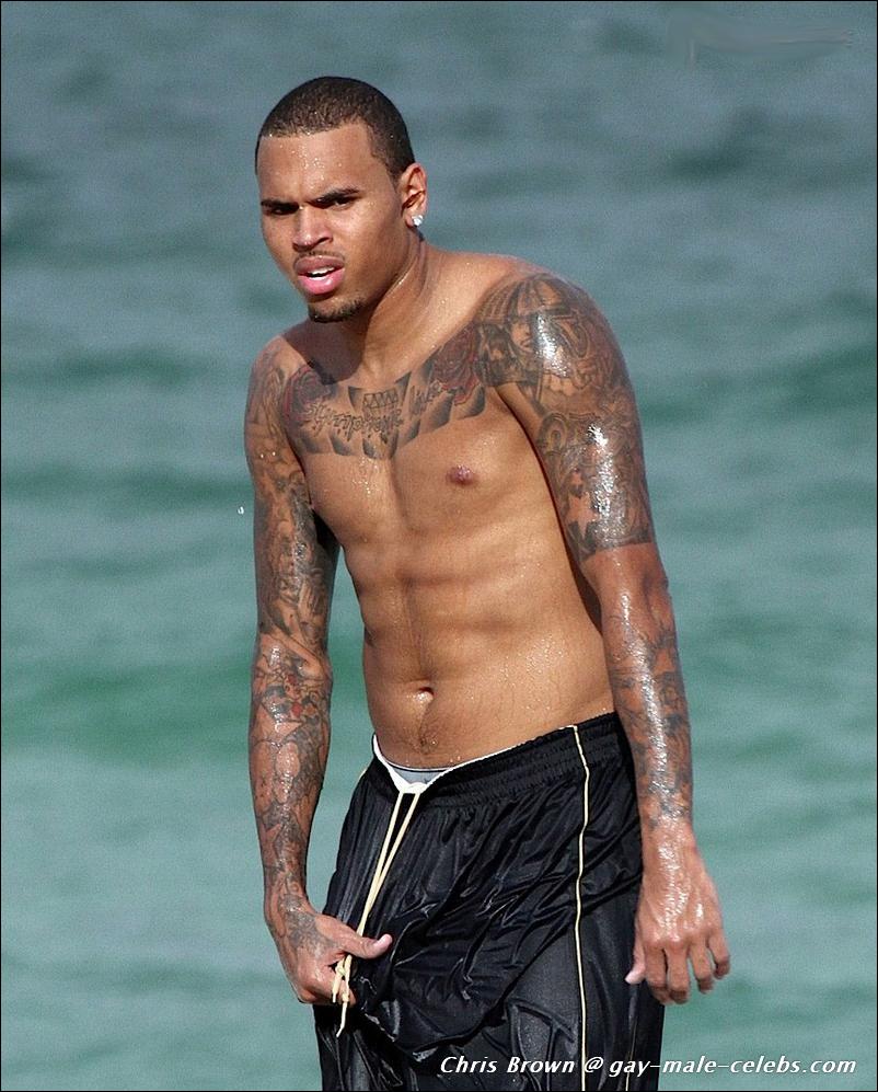 BannedMaleCelebs.com Chris Brown nude photos.